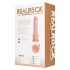 REALROCK - obracający się wibrator - naturalny (20,5cm)