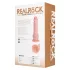 RealRock - wibrator rotacyjny - realistyczny - beżowy 20,5cm