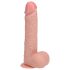 REALROCK - obracający się wibrator - naturalny (20,5cm)