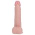 REALROCK - obracający się wibrator - naturalny (20,5cm)