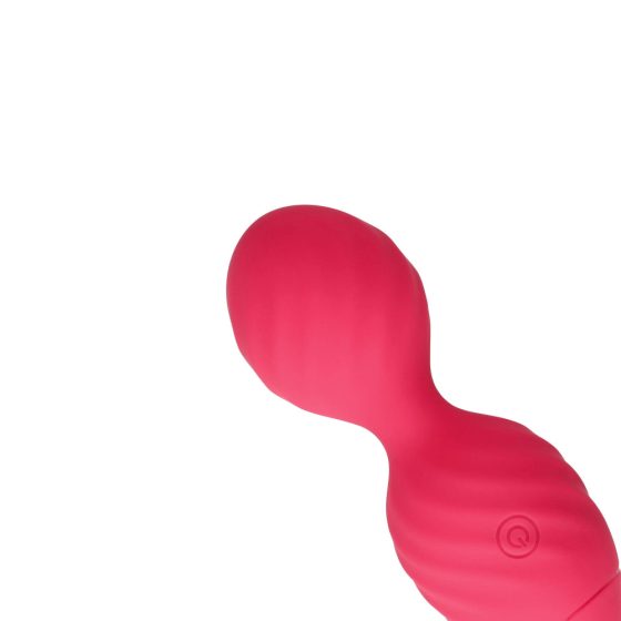 Loveline - bezprzewodowa, sterowana radiowo, rowkowana wibrująca kula gekona (różowa)