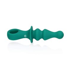   Loveline - Perłowy wibrator analny z możliwością ładowania (zielony)