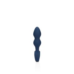   Loveline - dildo analne z pierścieniem mocującym - małe (niebieskie)
