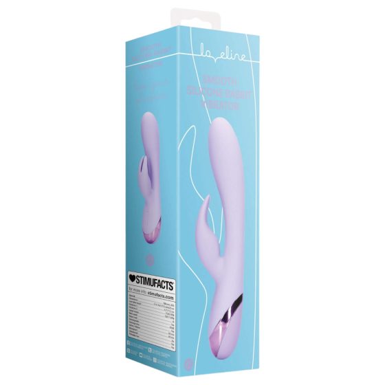 Loveline - Ładowalny wibrator króliczek z dźwignią do łaskotania (fioletowy)