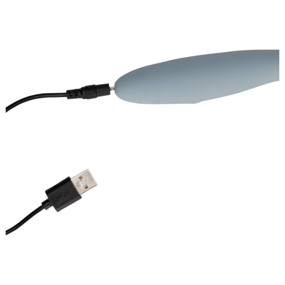 Loveline - wibrator do punktu G - ładowany - silikon szary