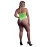 Ouch! - Neonowo Zielone Świecące Body - XL-4XL