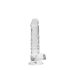 REALROCK - przezroczysty realistyczny dildo - przezroczysty (17 cm)