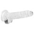 REALROCK - przezroczysty realistyczny dildo - przezroczysty (17 cm)