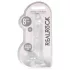 RealRock - realistyczny dildo - przezroczysty - 19 cm