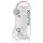 RealRock - przezroczysty realistyczny dildo (przezroczysty, 22 cm)