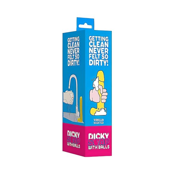 Dicky - mydło w kształcie penisa z jądrami - wanilia 210g