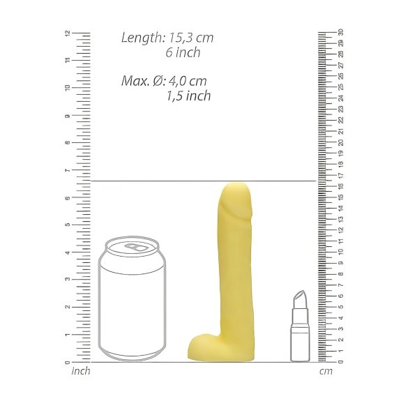 Dicky - mydło w kształcie penisa z jądrami - wanilia 210g