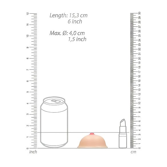 Titty - mydło w kształcie piersi - naturalne - 95g