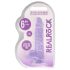 REALROCK - przezroczysty realistyczny dildo - fioletowy (15 cm)