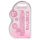 REALROCK - przezroczysty, realistyczny dildo - różowy (15 cm)
