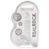 REALROCK - przezroczysty realistyczny dildo - 15 cm