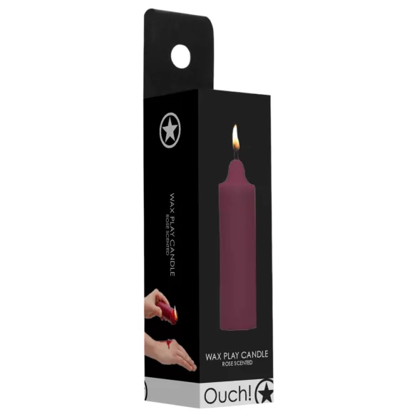 Ouch Rose - świeca do masażu ciała z parafiny - zapach róży - 100g