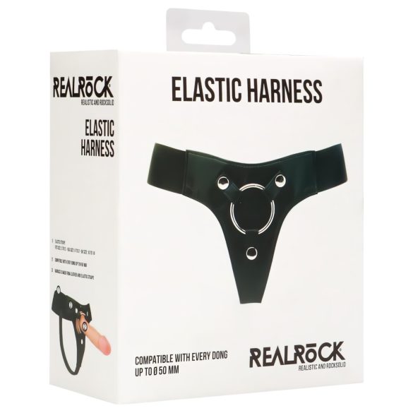 REALROCK Elastic - majtki do strap-on (czarne)
