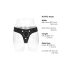 REALROCK Elastic - majtki do strap-on (czarne)