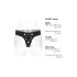 REALROCK Elastic - majtki do strap-on (czarne)