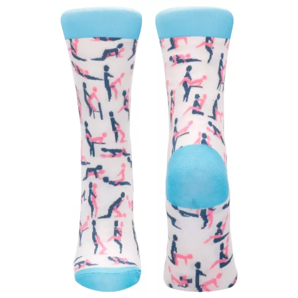 S-Line - skarpetki erotyczne - motyw Kamasutra - bawełna - 42-46
