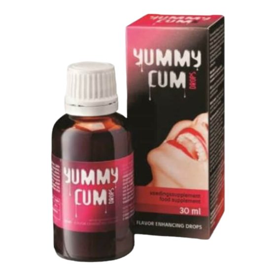 Yummy Cum Drops - suplement diety w kroplach dla mężczyzn (30ml)