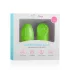Easytoys - 7 rytmów wibrujące jajeczko z pilotem (zielone)