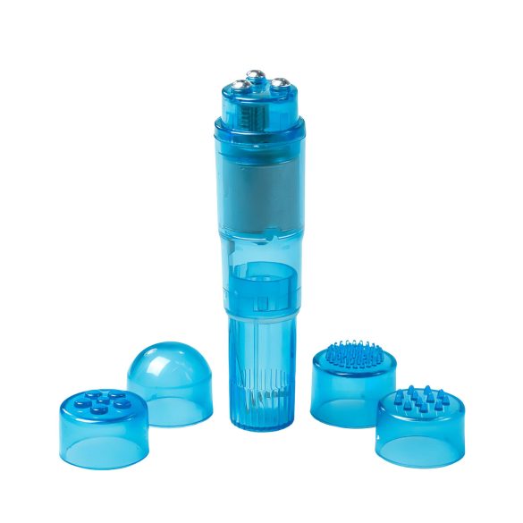 Easytoys Pocket Rocket - zestaw wibratorów - niebieski (5 części)