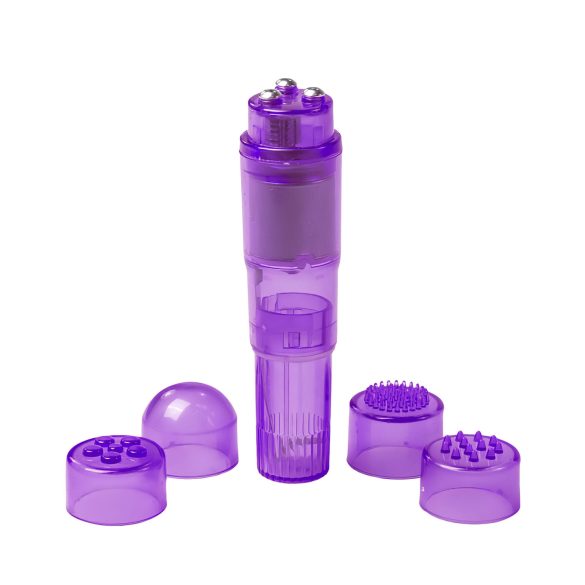 Easytoys Pocket Rocket - Zestaw wibrujący - fioletowy (5 części)