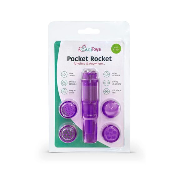Easytoys Pocket Rocket - zestaw wibratorów - fioletowy (5 sztuk)