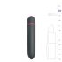 Easytoys Bullet - wodoodporny wibrator (czarny)