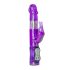 Easytoys Rabbit - obrotowy wibrator z perełkami i stymulatorem łechtaczki (fioletowy)