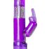Easytoys Rabbit - obrotowy wibrator z perełkami i stymulatorem łechtaczki (fioletowy)