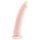 Easytoys - przyssawkowy 100% silikonowy dildo (21cm) - naturalny