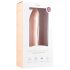Easytoys - przyssawkowy 100% silikonowy dildo (21cm) - naturalny