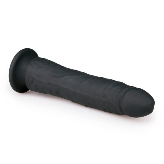 Easytoys - 100% silikonowe dildo (21 cm) - czarne