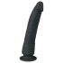 Easytoys - dildo z przyssawką - 100% silikon - 21 cm - czarny