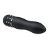 Easytoys Diamond Curved - mini wibrator prętowy (czarny)