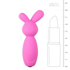   Easytoys Mini Bunny - silikonowy wibrator łechtaczkowy (różowy)