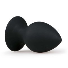   EasyToys Round Butt Plug XL - Dildo analne (czarne) - bardzo duże