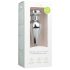 Easytoys - korek analny z różowym kryształem - metalowy srebrny 3,5 cm