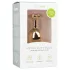 Easytoys - korek analny stożkowy z różowym kryształem - złoty 3 cm