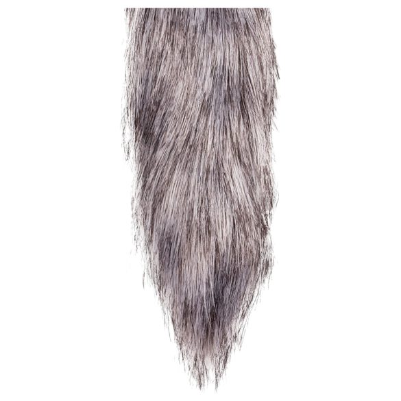 Easytoys Fox NO5 - korek analny metalowy z ogonem lisa - srebrny