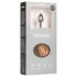 Easytoys Fox NO1 - metalowy korek analny z lisim ogonem (srebrny-czerwony)