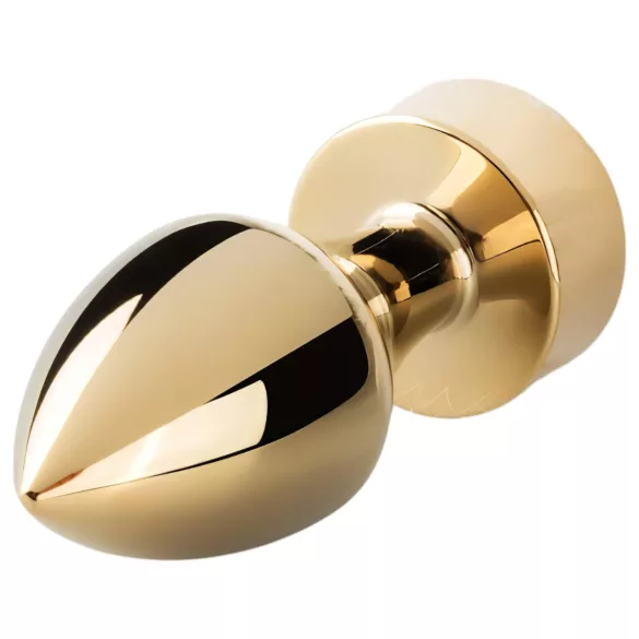 EasyToys Fox NO13 - metalowy korek analny z lisim ogonem (złoto‑biały), anal plug
