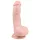 Easytoys - dildo z jądrami i przyssawką - 15 cm - cielisty