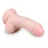 Easytoys - dildo z jądrami i przyssawką - 15 cm - cielisty