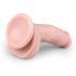 Easytoys - Dildo z przyssawką i jądrami (15 cm) - naturalny