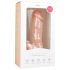 Easytoys - Dildo z przyssawką i jądrami (17,5 cm) - naturalny