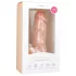 Easytoys - dildo z jądrami na przyssawce - 17,5 cm - cielisty
